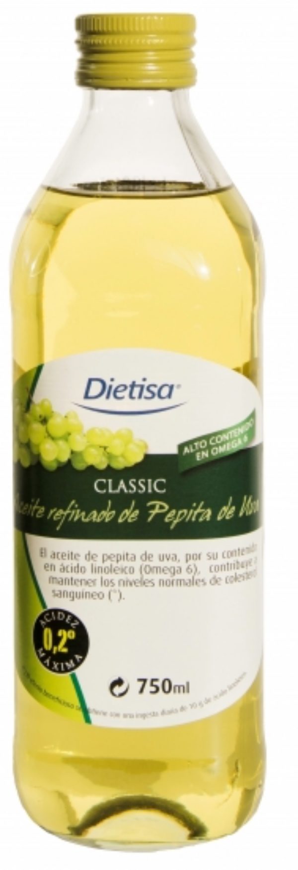 ACEITE PEPITA UVA 750ML (DIETISA)