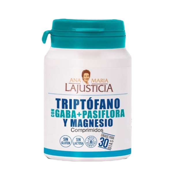 TRIPTOFANO GABA PASIFLORA MAG. 60 COMP. (ANA Mª JUSTICIA)