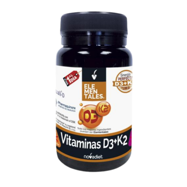VITAMINAS D3 K2 60 CAPS. (NOVADIET)